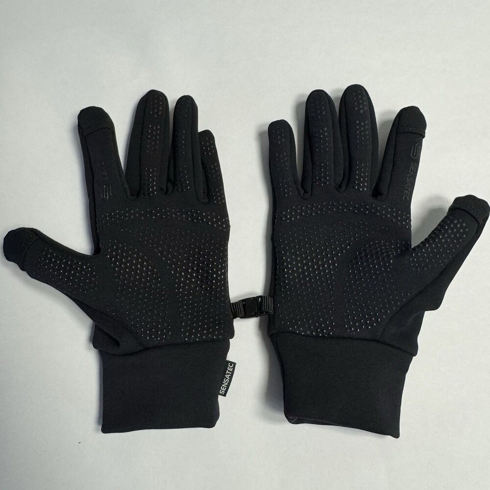 HEAD Sensatec Touchscreen Gloves M Black Running Winter Grip Stretch RN 67312